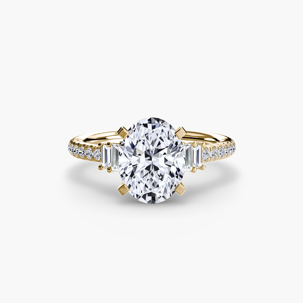 Solitaire with Pavé 4 The Perfect Carat