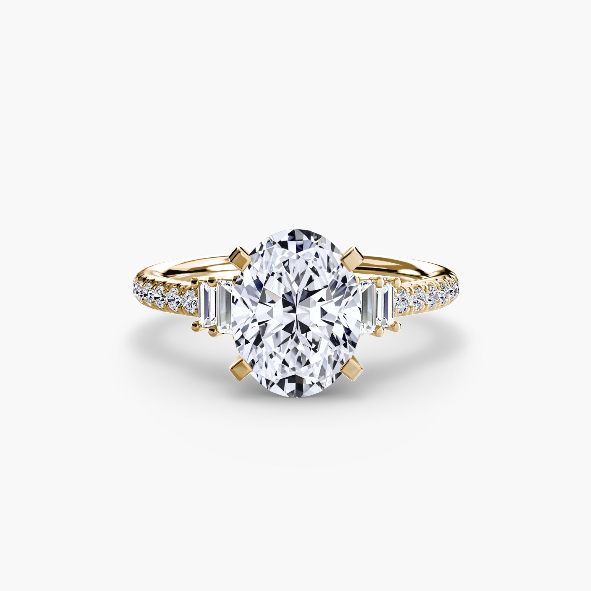 Solitaire with Pavé 4 The Perfect Carat
