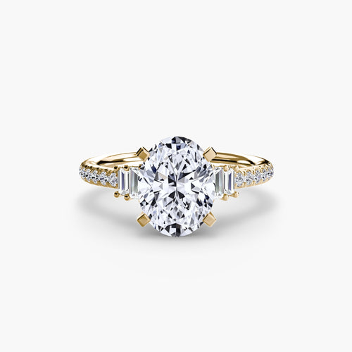 Solitaire with Pavé 4 The Perfect Carat