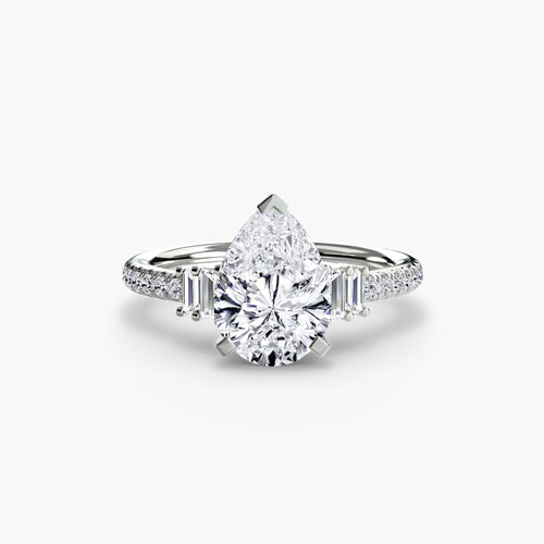 Solitaire with Pavé 4 The Perfect Carat