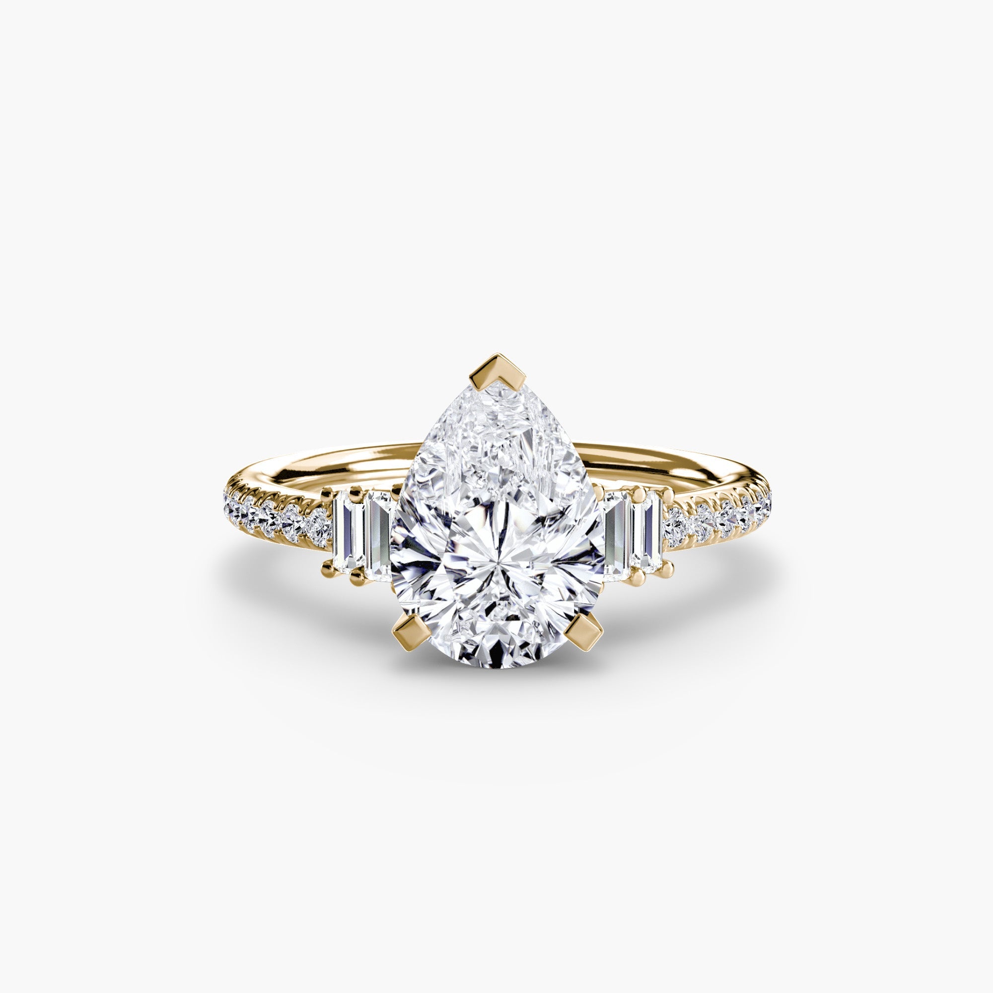 Solitaire with Pavé 4 The Perfect Carat