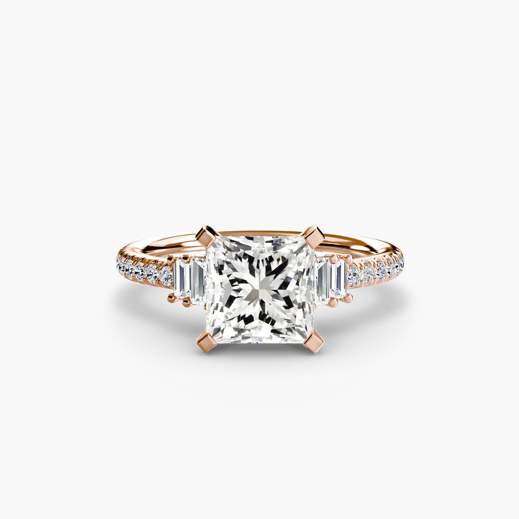 Solitaire with Pavé 4 The Perfect Carat