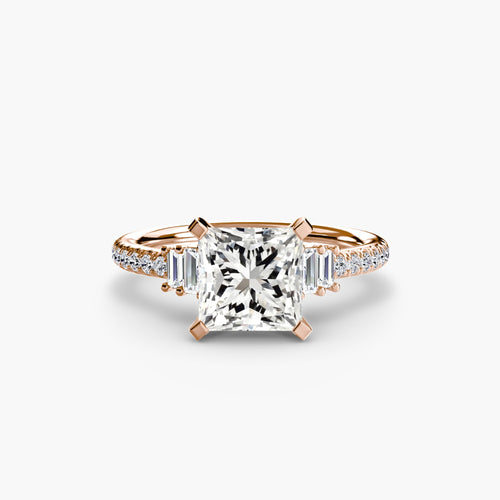 Solitaire with Pavé 4 The Perfect Carat