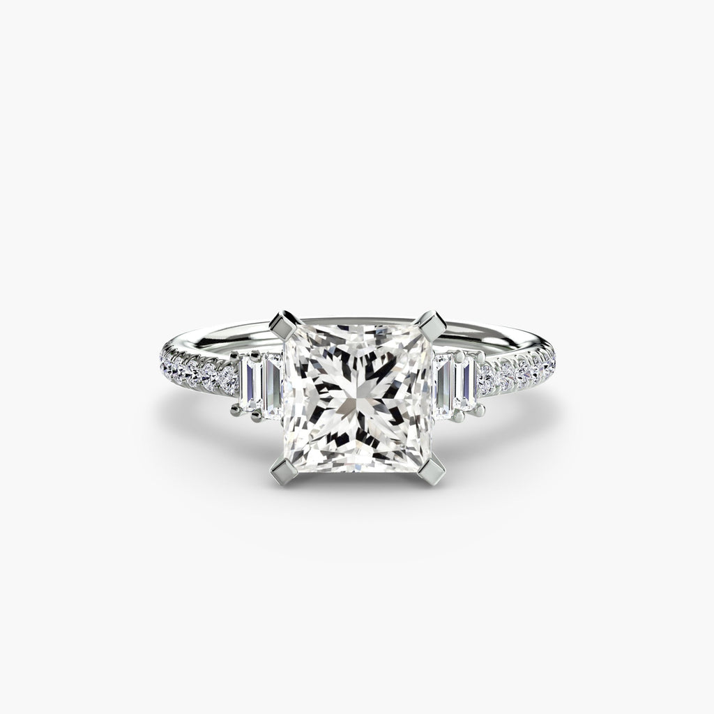 Solitaire with Pavé 4 The Perfect Carat