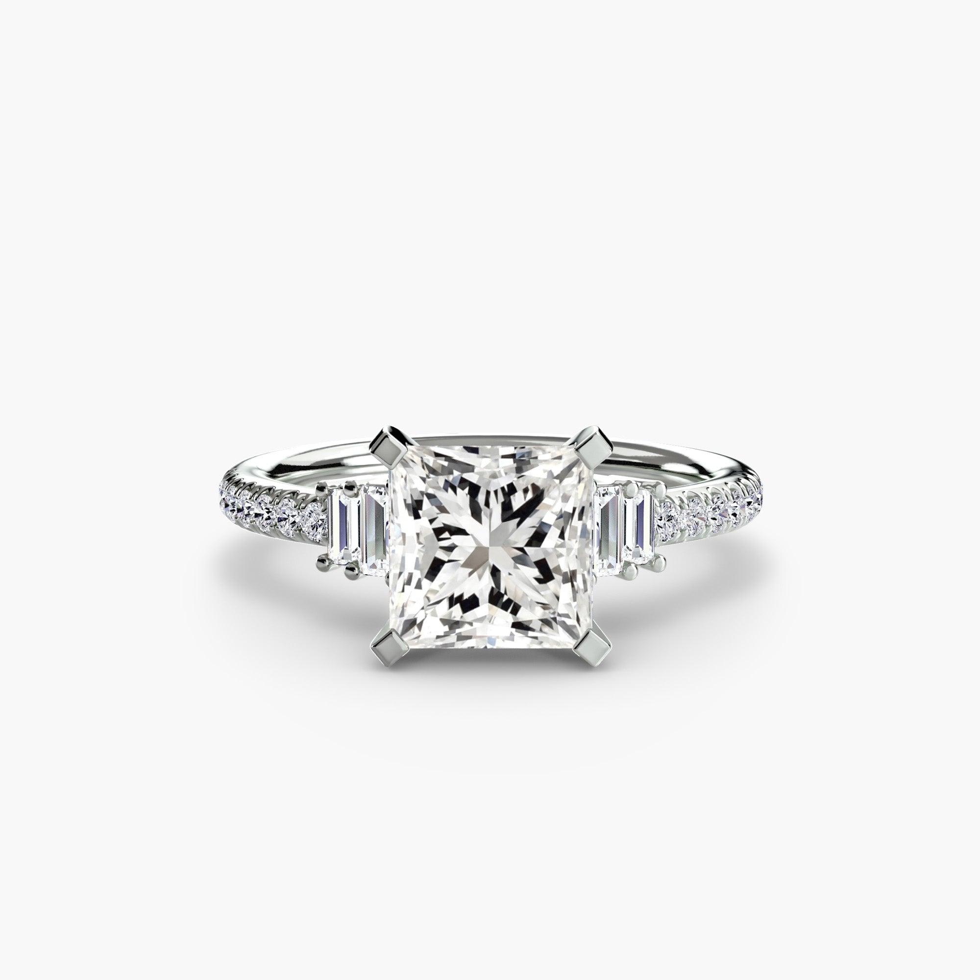 Solitaire with Pavé 4 The Perfect Carat