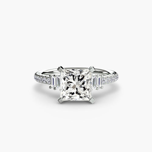Solitaire with Pavé 4 The Perfect Carat