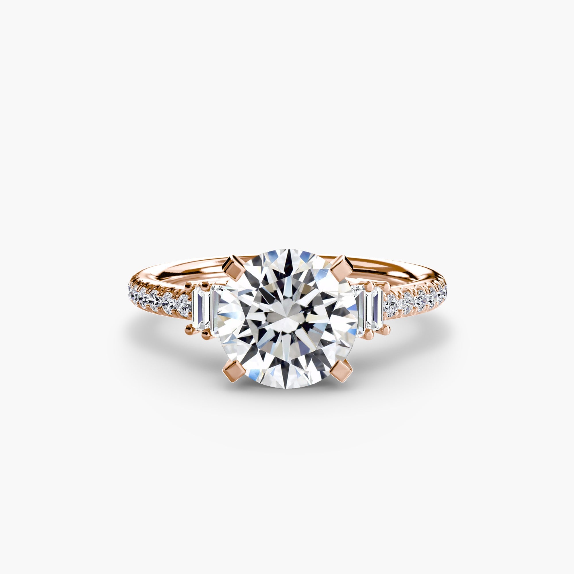 Solitaire with Pavé 4 The Perfect Carat
