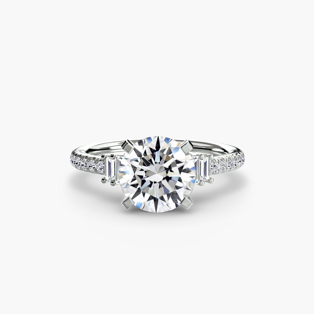 Solitaire with Pavé 4 The Perfect Carat