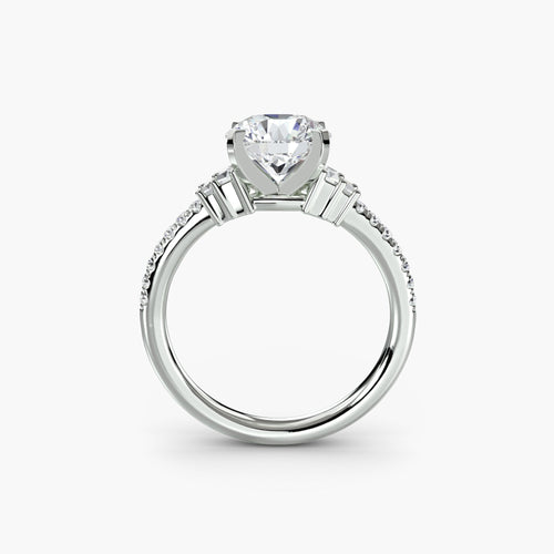 Solitaire with Pavé 4 The Perfect Carat