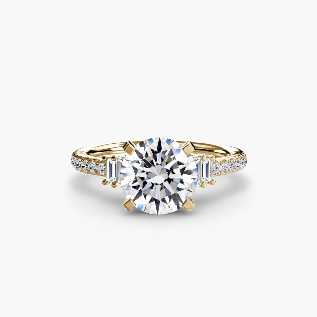 Solitaire with Pavé 4 The Perfect Carat
