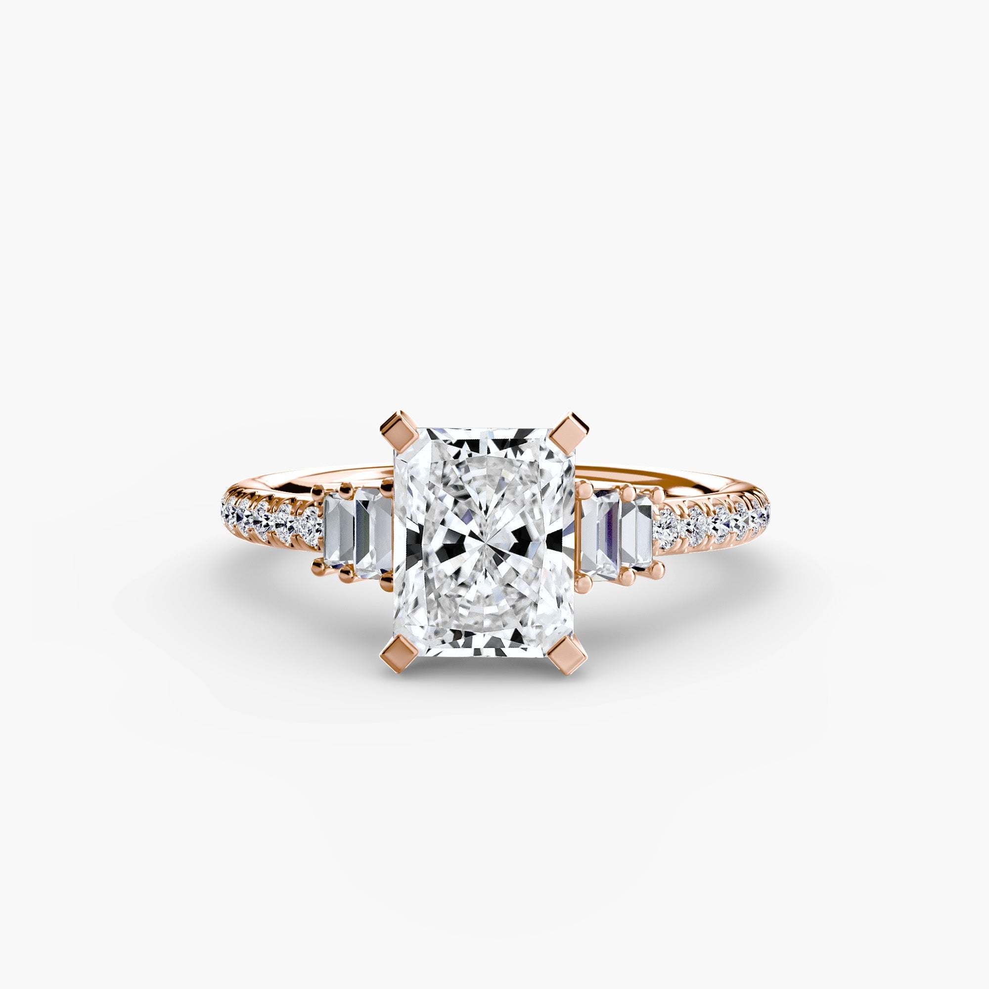Solitaire with Pavé 4 The Perfect Carat