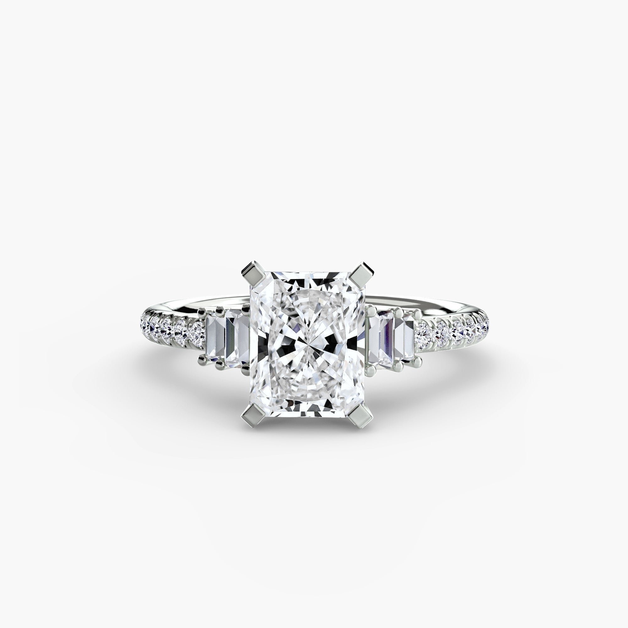 Solitaire with Pavé 4 The Perfect Carat