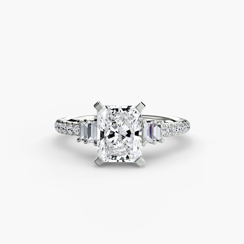 Solitaire with Pavé 4 The Perfect Carat