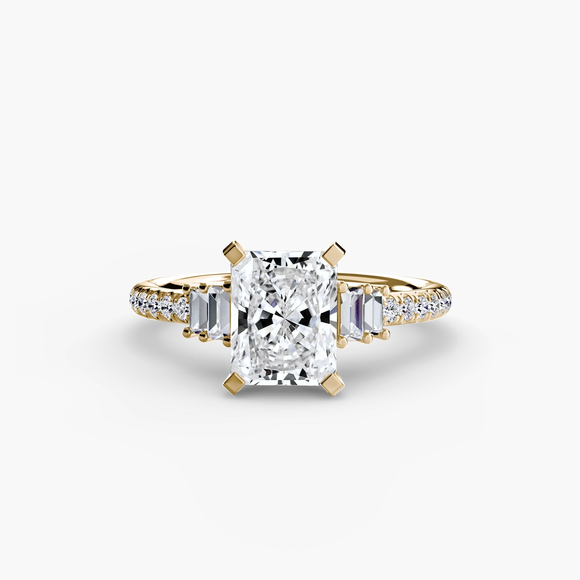 Solitaire with Pavé 4 The Perfect Carat