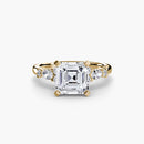 The Floral Accent Solitaire The Perfect Carat