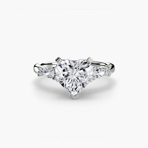 The Floral Accent Solitaire The Perfect Carat