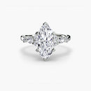 The Floral Accent Solitaire The Perfect Carat