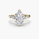 The Floral Accent Solitaire The Perfect Carat