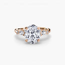 The Floral Accent Solitaire The Perfect Carat