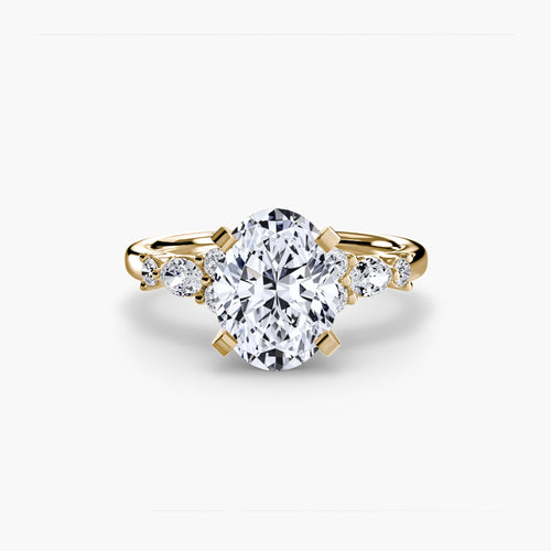 The Floral Accent Solitaire The Perfect Carat