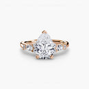 The Floral Accent Solitaire The Perfect Carat