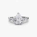 The Floral Accent Solitaire The Perfect Carat