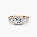 The Floral Accent Solitaire The Perfect Carat