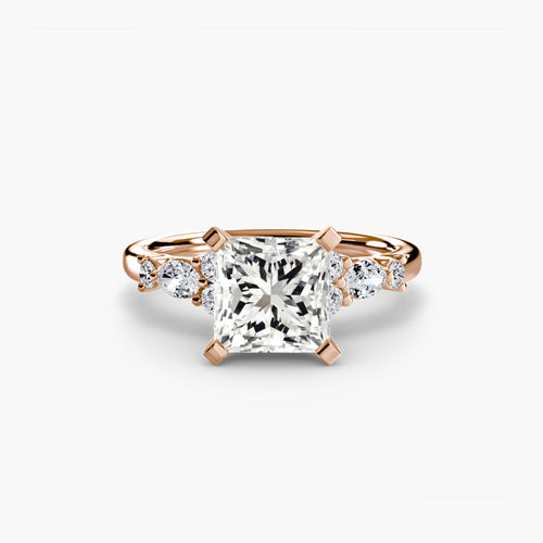 The Floral Accent Solitaire The Perfect Carat