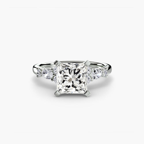 The Floral Accent Solitaire The Perfect Carat
