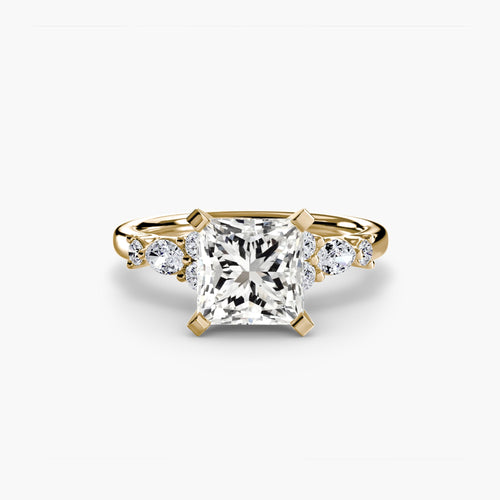 The Floral Accent Solitaire The Perfect Carat
