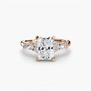 The Floral Accent Solitaire The Perfect Carat