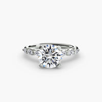 The Floral Accent Solitaire