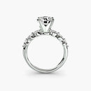 The Floral Accent Solitaire The Perfect Carat