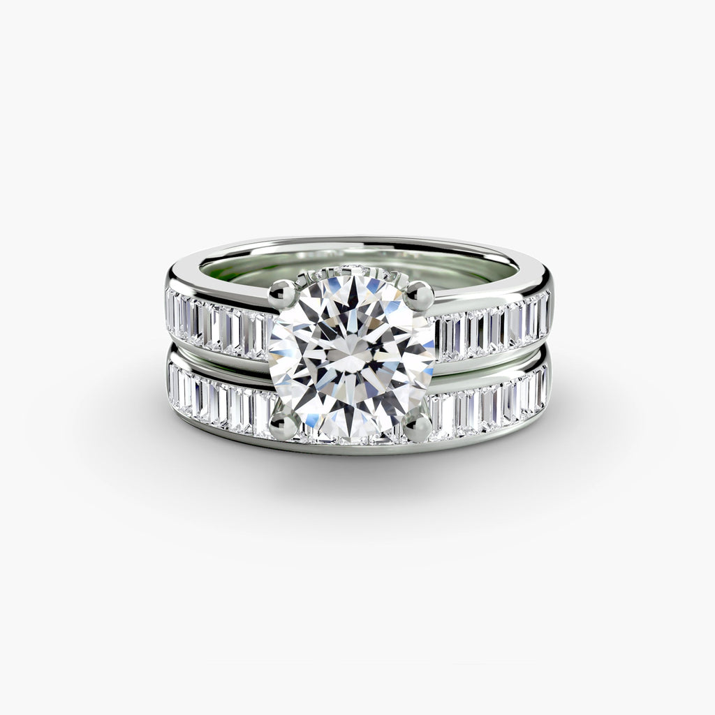 Baguette Channel Solitaire The Perfect Carat
