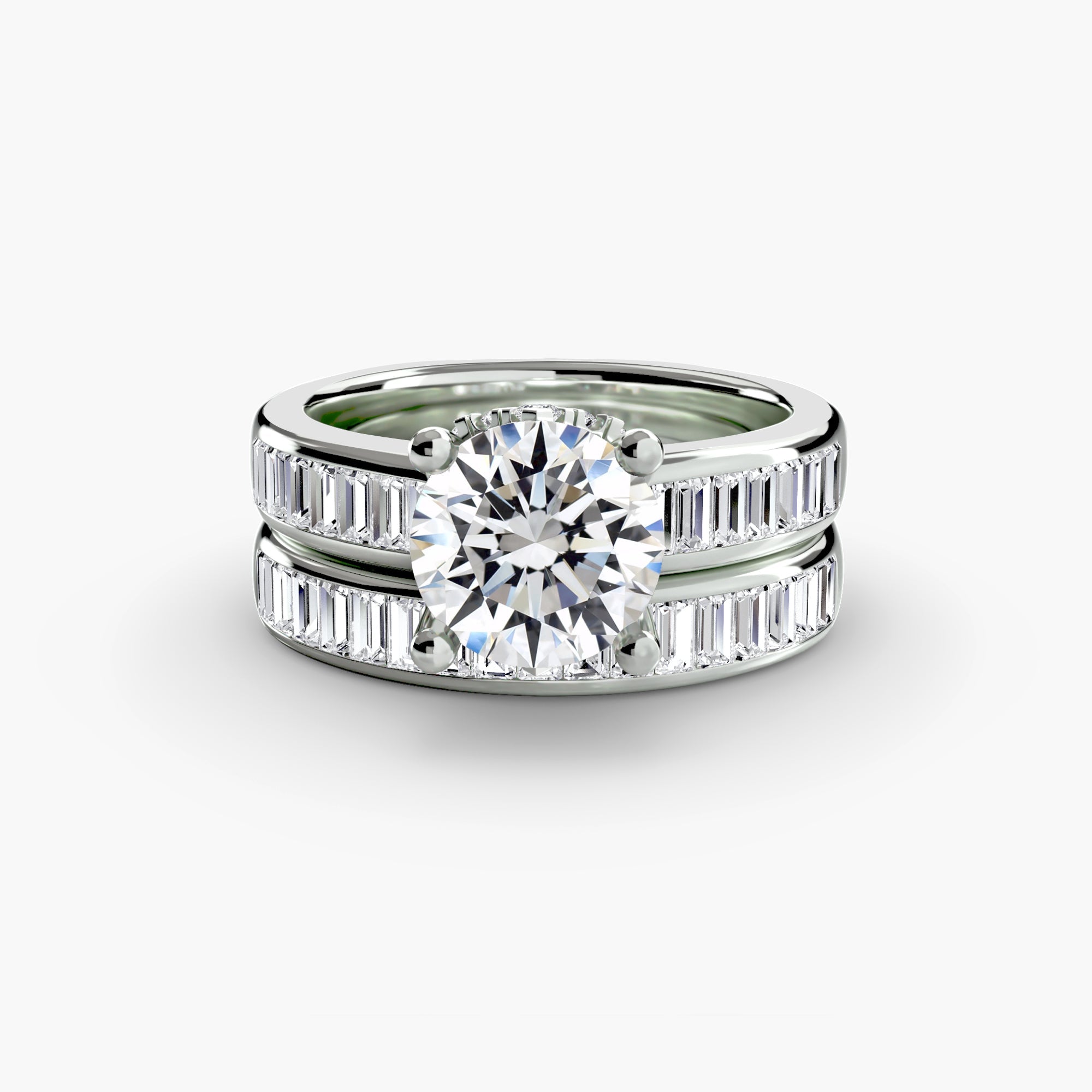 Baguette Channel Solitaire The Perfect Carat