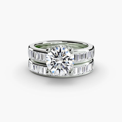 Baguette Channel Solitaire The Perfect Carat