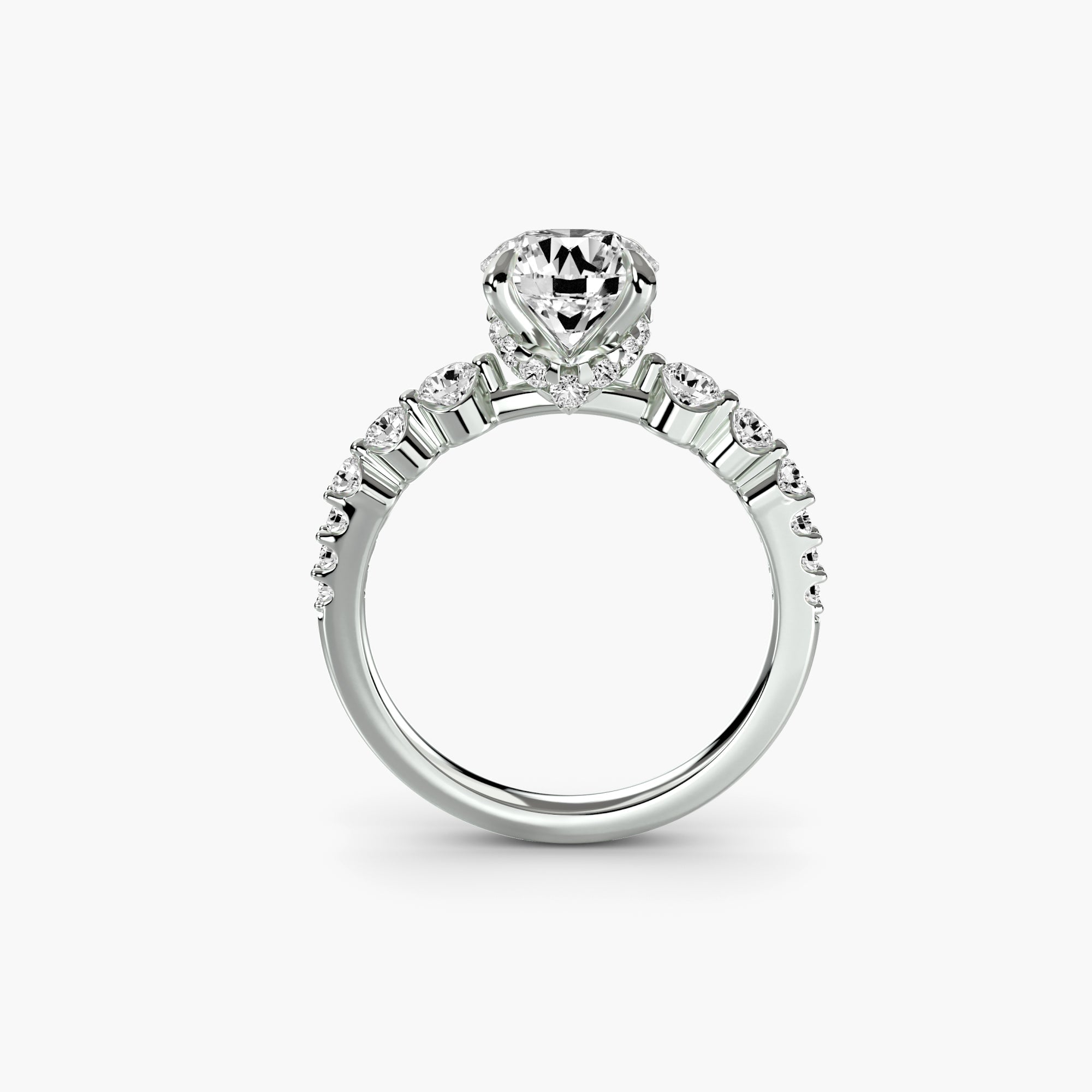 The Cascade Diamond Ring The Perfect Carat