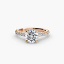 Solitaire with Pavé 5 The Perfect Carat