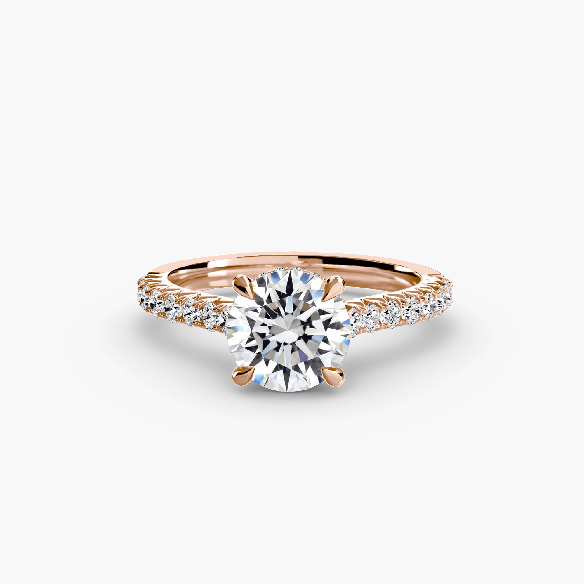 Solitaire with Pavé 5 The Perfect Carat