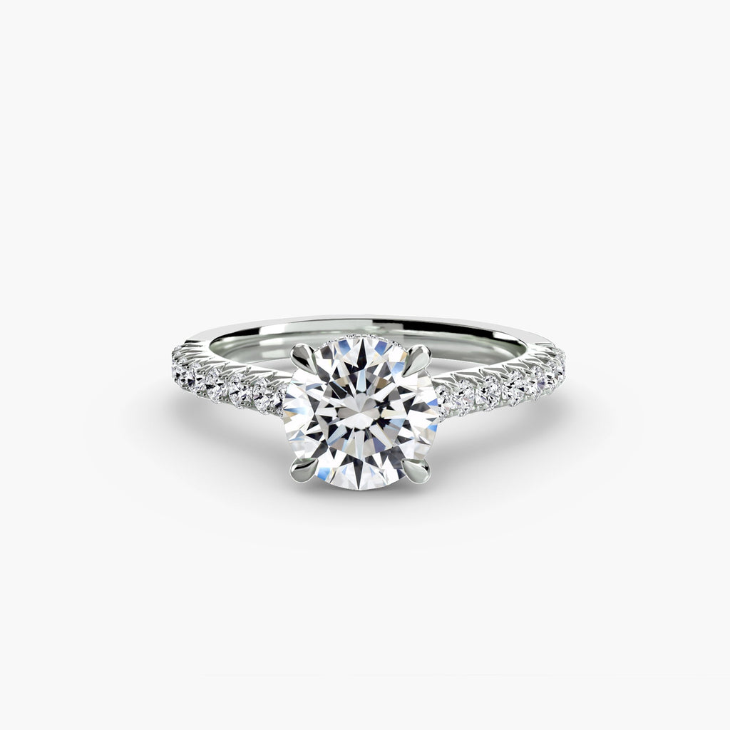 Solitaire with Pavé 5 The Perfect Carat