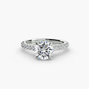 Solitaire with Pavé 5 The Perfect Carat