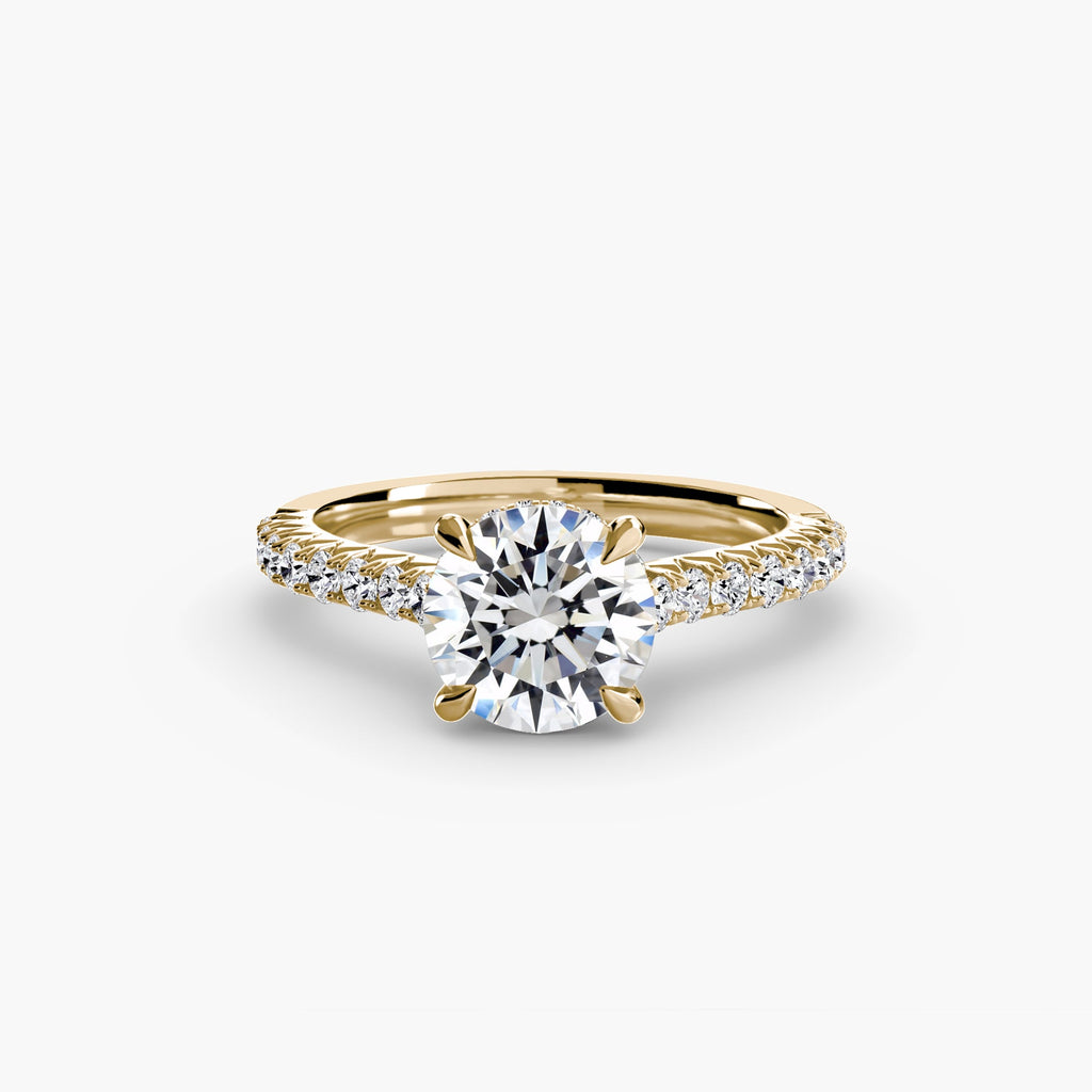 Solitaire with Pavé 5 The Perfect Carat