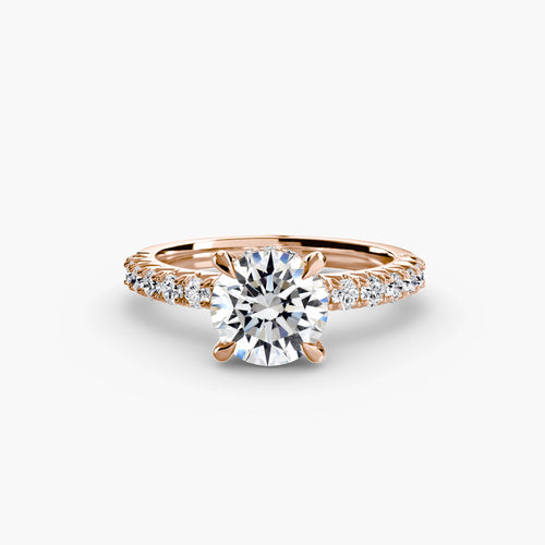 Solitaire with Pavé 6 The Perfect Carat