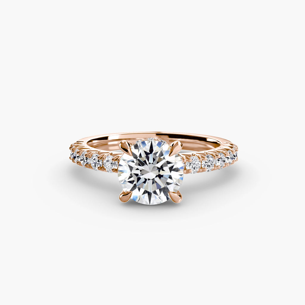 Solitaire with Pavé 6 The Perfect Carat