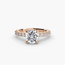 Solitaire with Pavé 6 The Perfect Carat