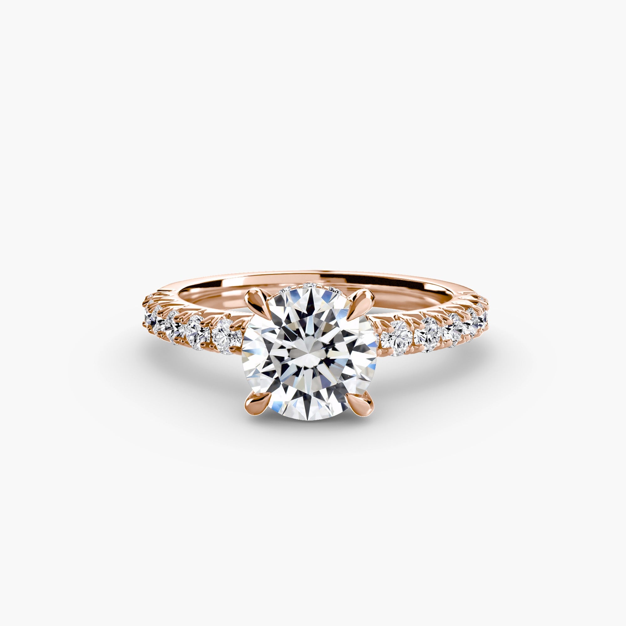 Solitaire with Pavé 6 The Perfect Carat