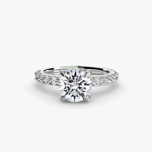 Solitaire with Pavé 6 The Perfect Carat