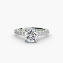 Solitaire with Pavé 6 The Perfect Carat