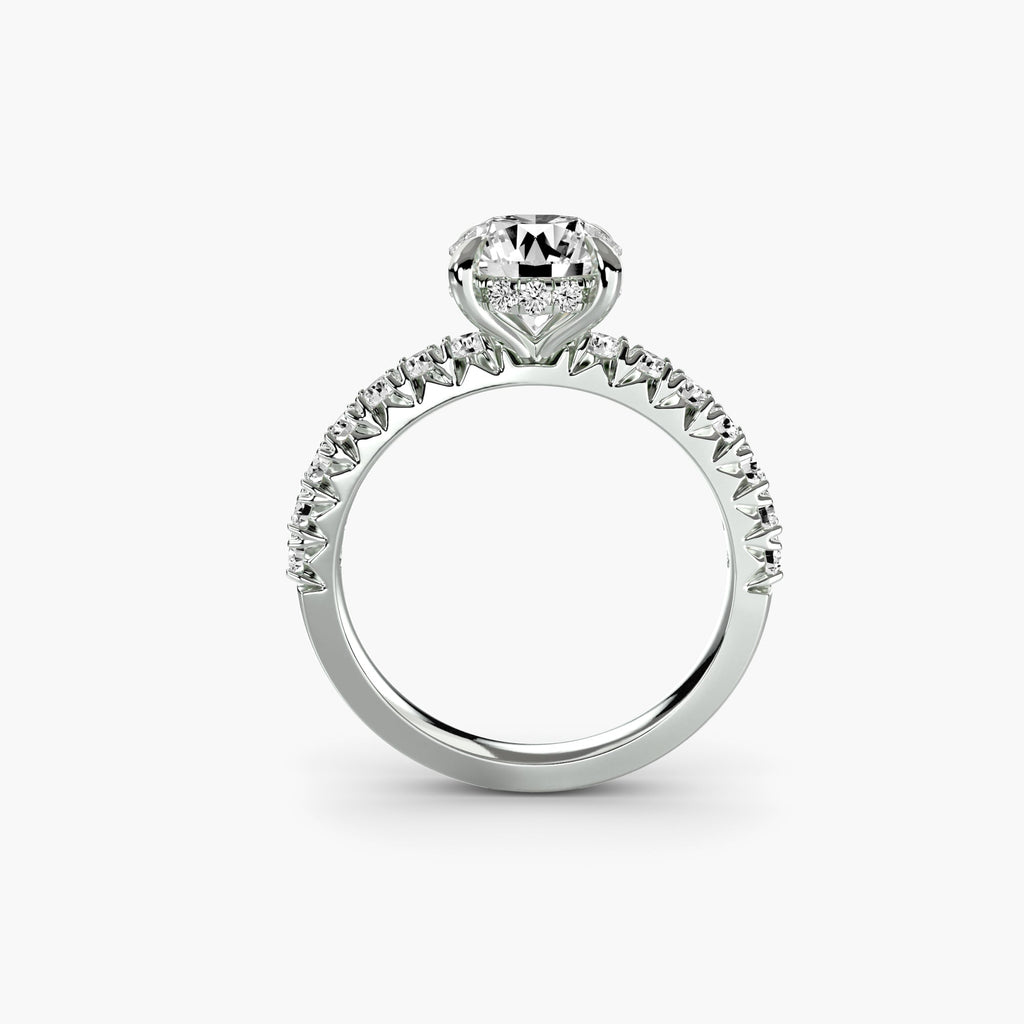 Solitaire with Pavé 6 The Perfect Carat