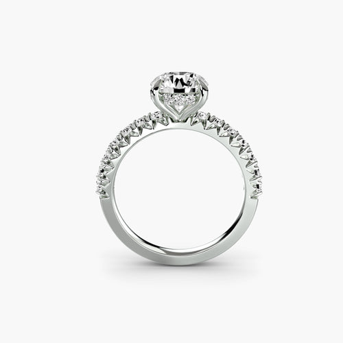 Solitaire with Pavé 6 The Perfect Carat